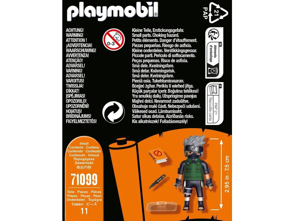 Playmobil Naruto Shippuden Figura Kakashi 71099