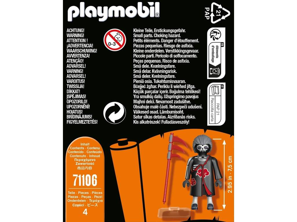 Playmobil Naruto Shippuden Hidan Figure Hidan 71106