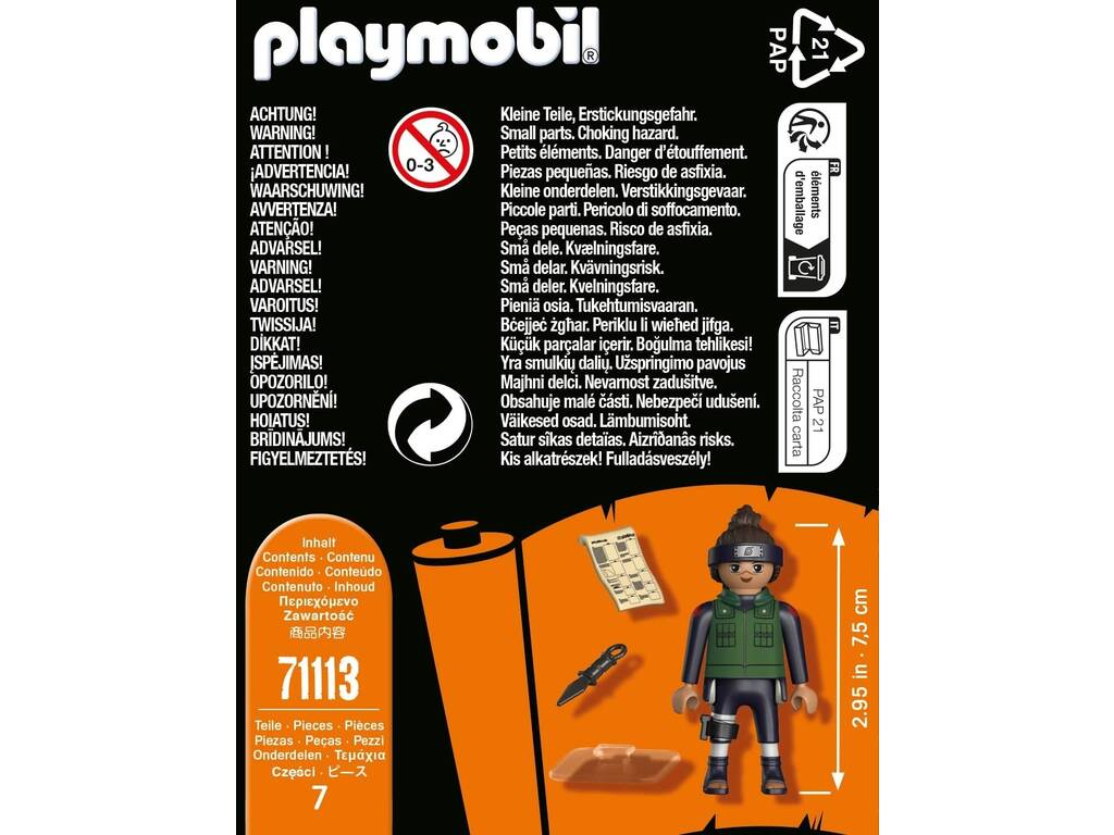 Playmobil Naruto Shippuden Figure Iruka 71113
