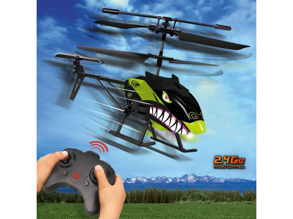 Xtrem Raiders Helicóptero Shark World Brands XT2803072