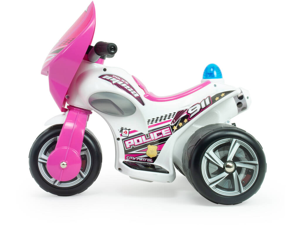 Trimoto Bandit Police Rose 6V. Injusa 12823