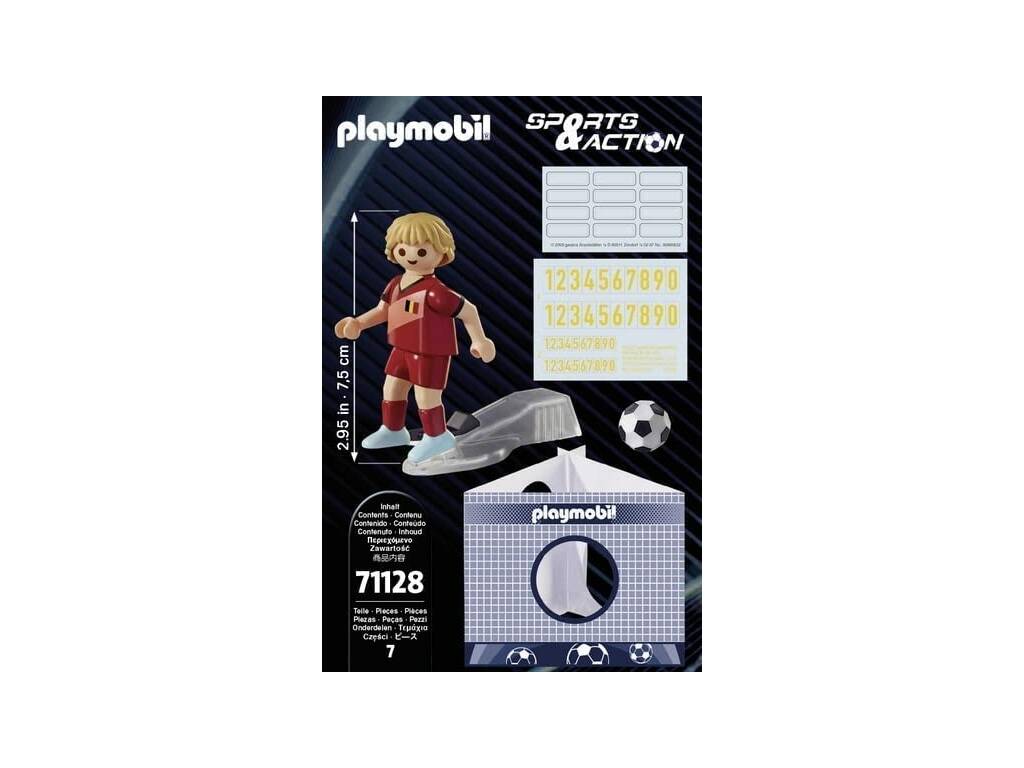Playmobil Giocatore di calcio Belgio 71128