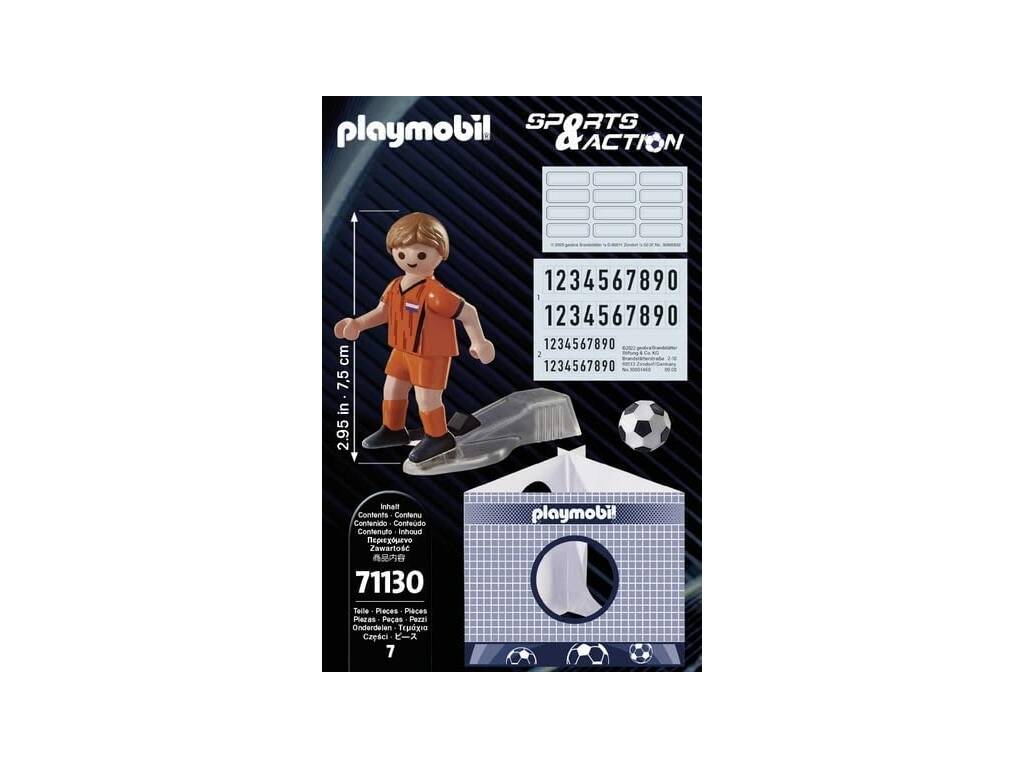 Playmobil Giocatore di calcio Olanda 71130