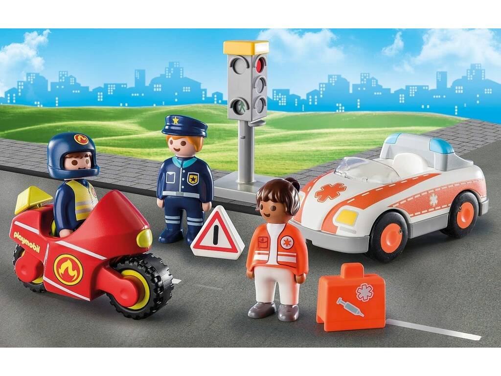 Playmobil 1.2.3 Héroes del Día a Día 71156