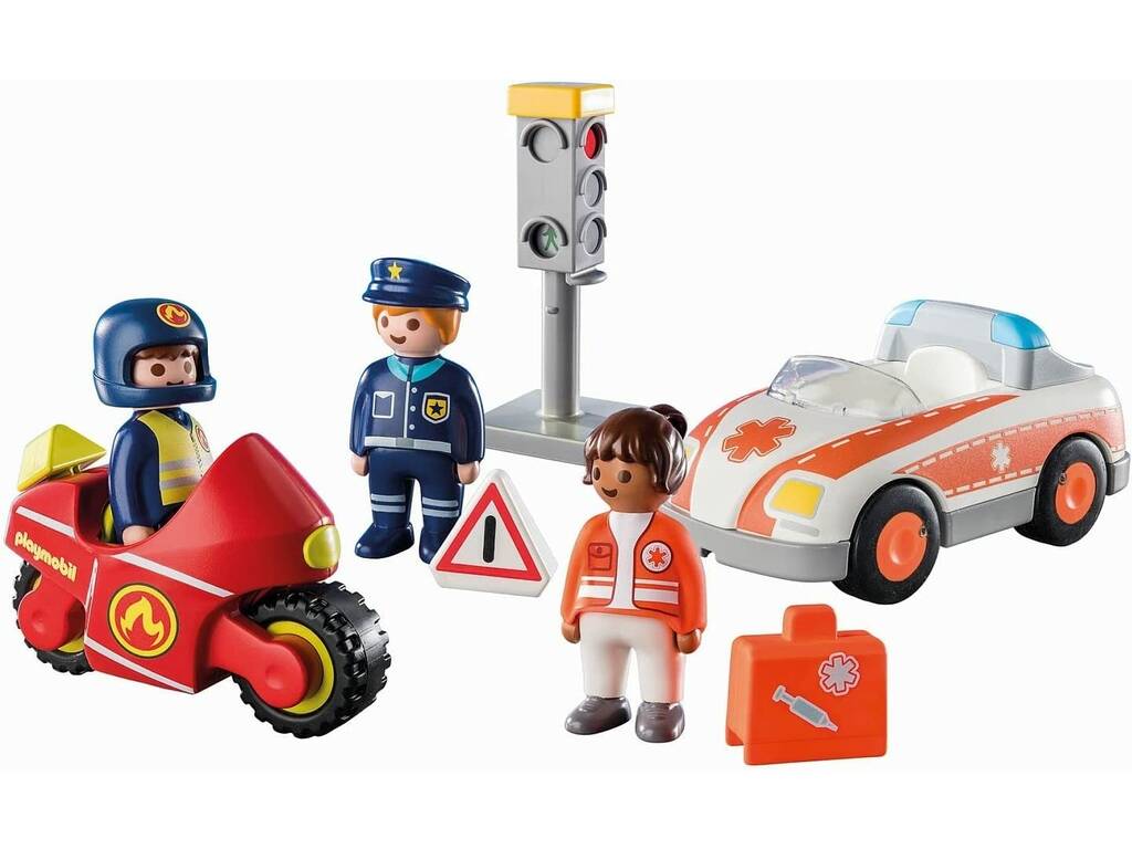 Playmobil 1.2.3 Héroes del Día a Día 71156