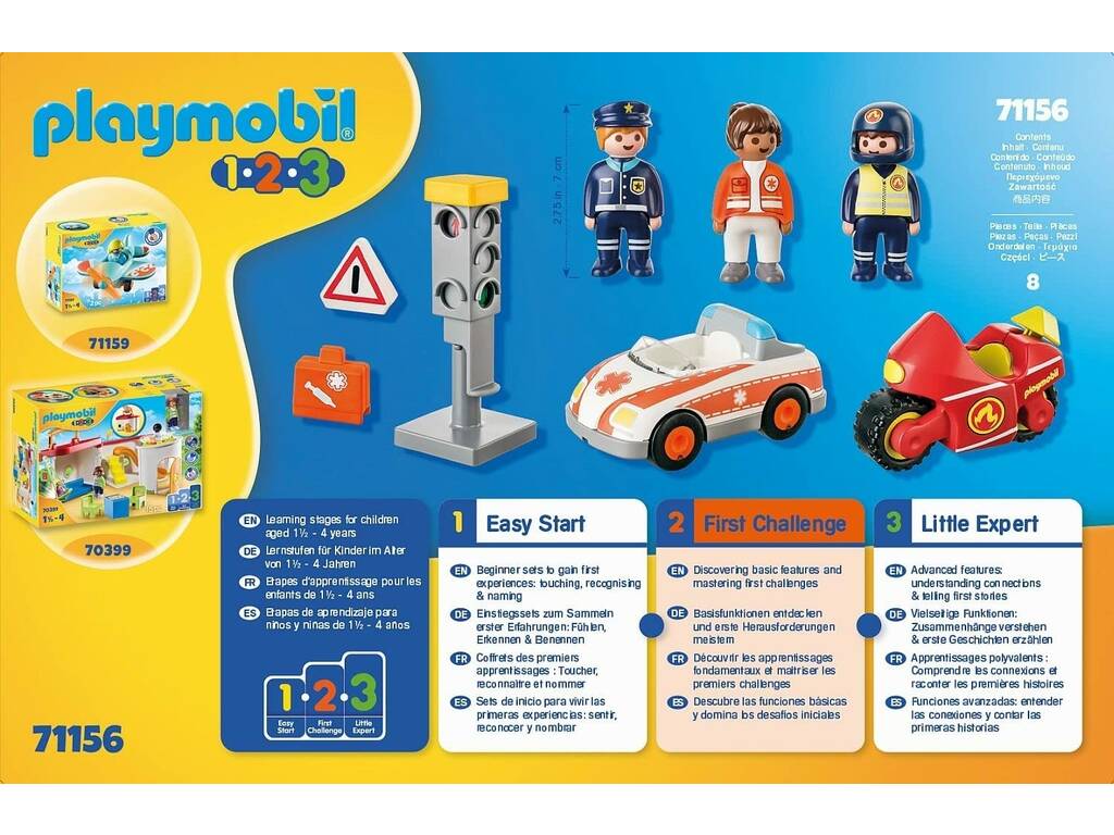 Playmobil 1.2.3 Héroes del Día a Día 71156