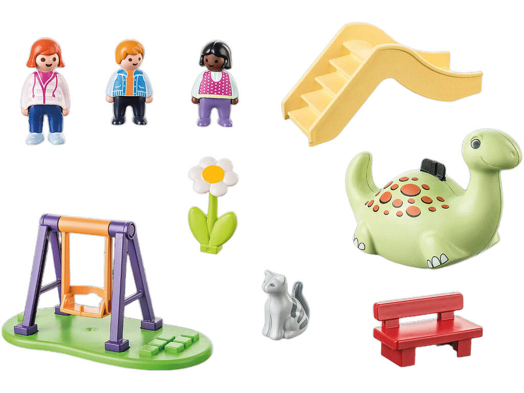 Playmobil 1.2.3 Terrain de jeux pour enfants Playmobil 71157