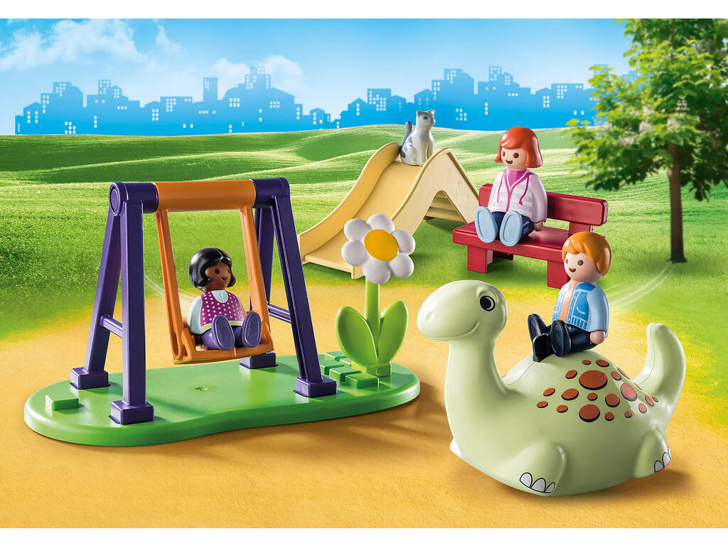 Playmobil 1.2.3 Terrain de jeux pour enfants Playmobil 71157