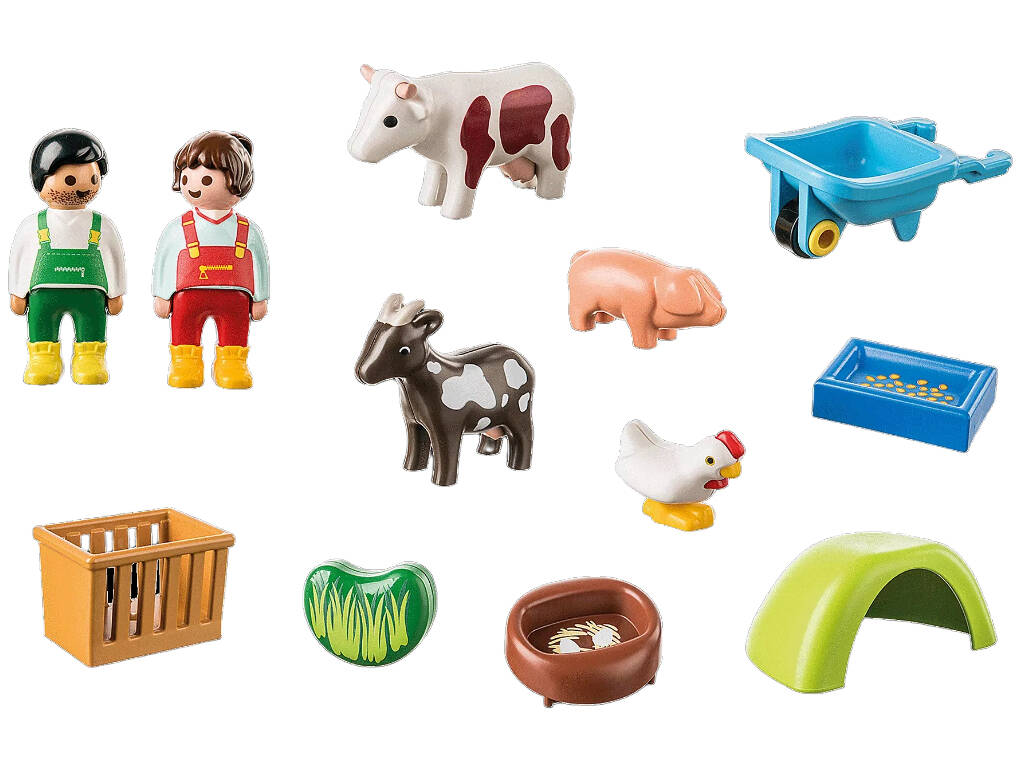 Playmobil 1.2.3 Amusement à la ferme 71158