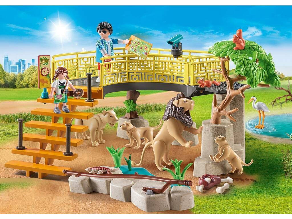 Playmobil Leoni con recinto esterno 71192