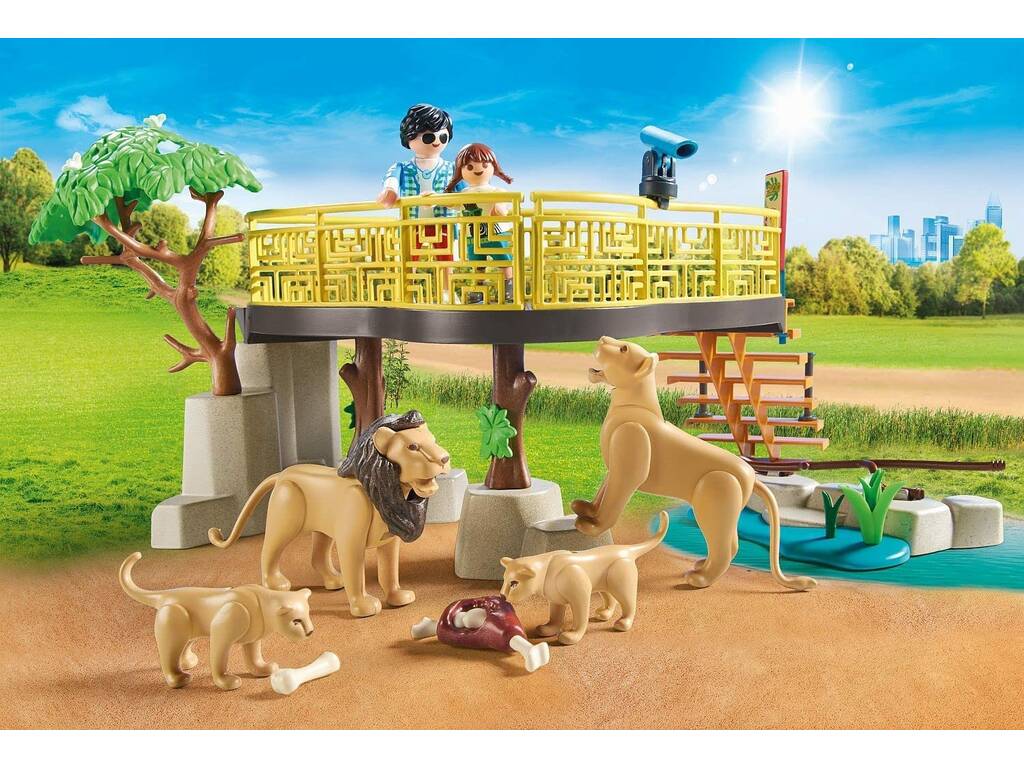 Playmobil Leoni con recinto esterno 71192