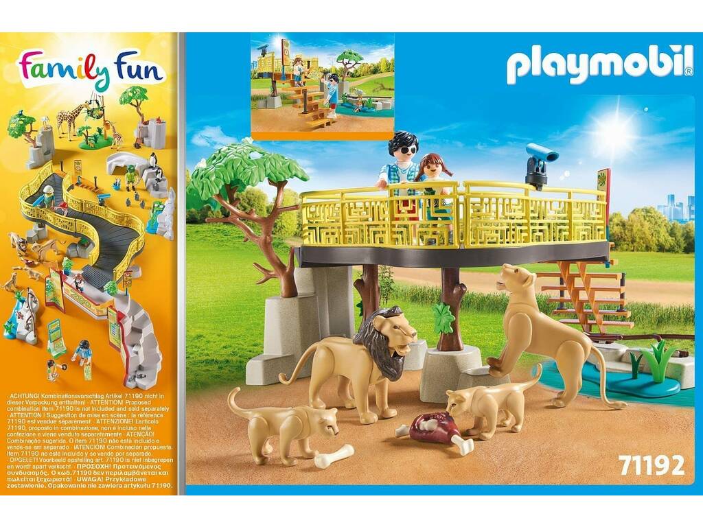 Playmobil Leoni con recinto esterno 71192