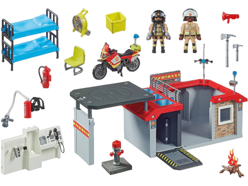 Playmobil Parque de Bombeiros 71193