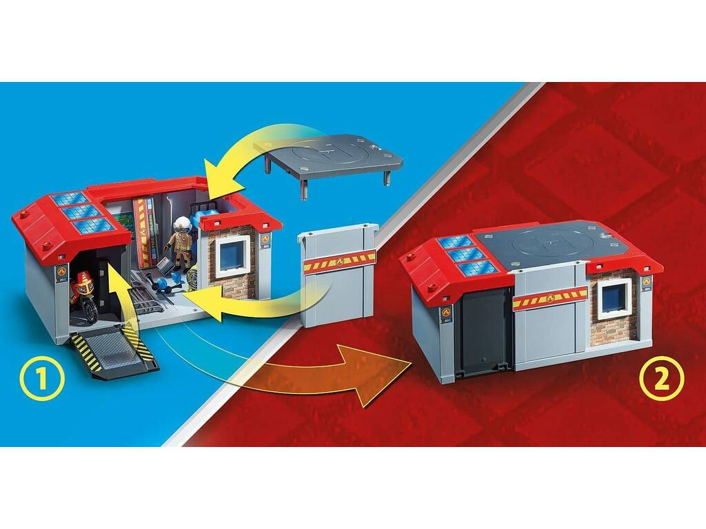 Playmobil Parque de Bombeiros 71193