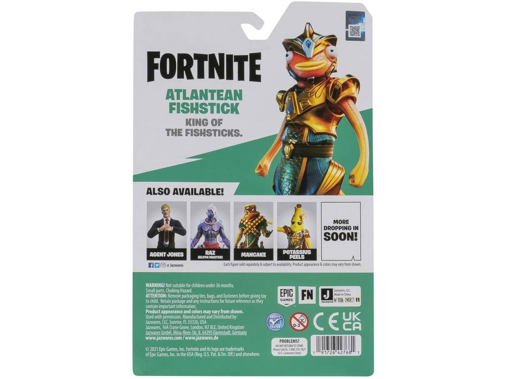 Fortnite Figura 10 cm. Atlantean Fishstick Jazwares FNT1006