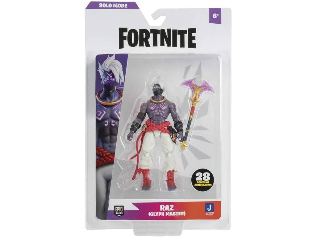 Figurine Fortnite 10 cm Raz Glyph Master Jazwares FNT1011