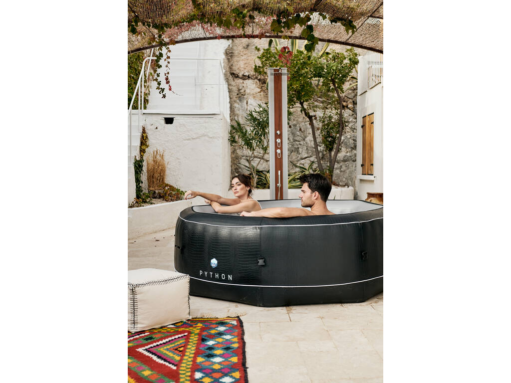 Spa gonfiabile NetSpa Python 5/6 posti da 70x185x185 cm