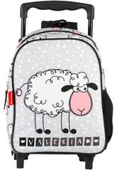 Kindergarten-Rucksack PR Sheep mit Rollen