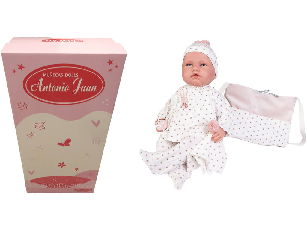 Bambola Babydoo Paroline con borsetta per te 50 cm. Antonio Juan 18202