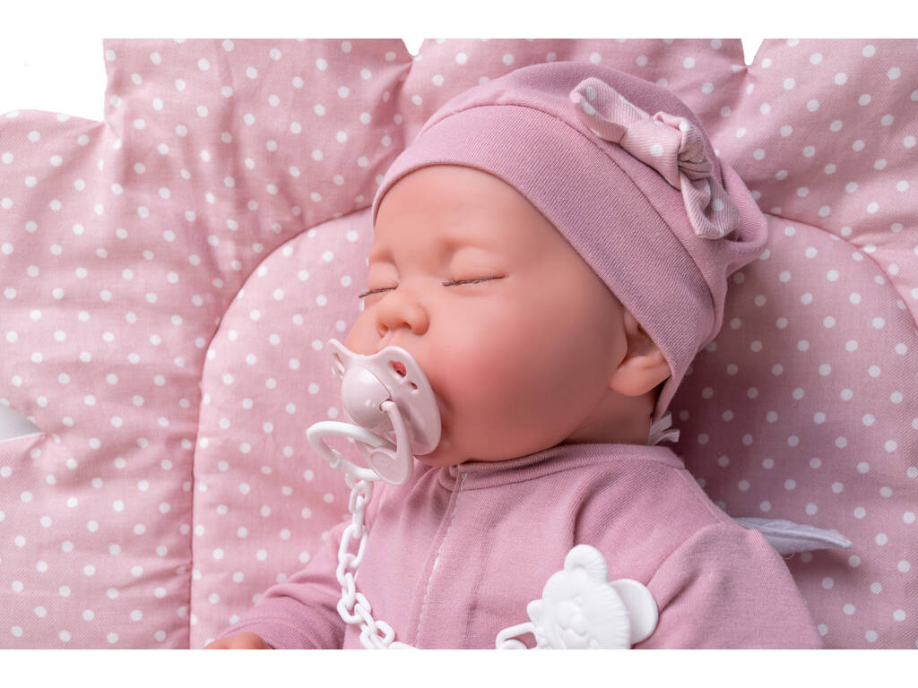 Bambola Neonata Luna Dolci Sogni con Ali 42 cm. Antonio Juan 33226