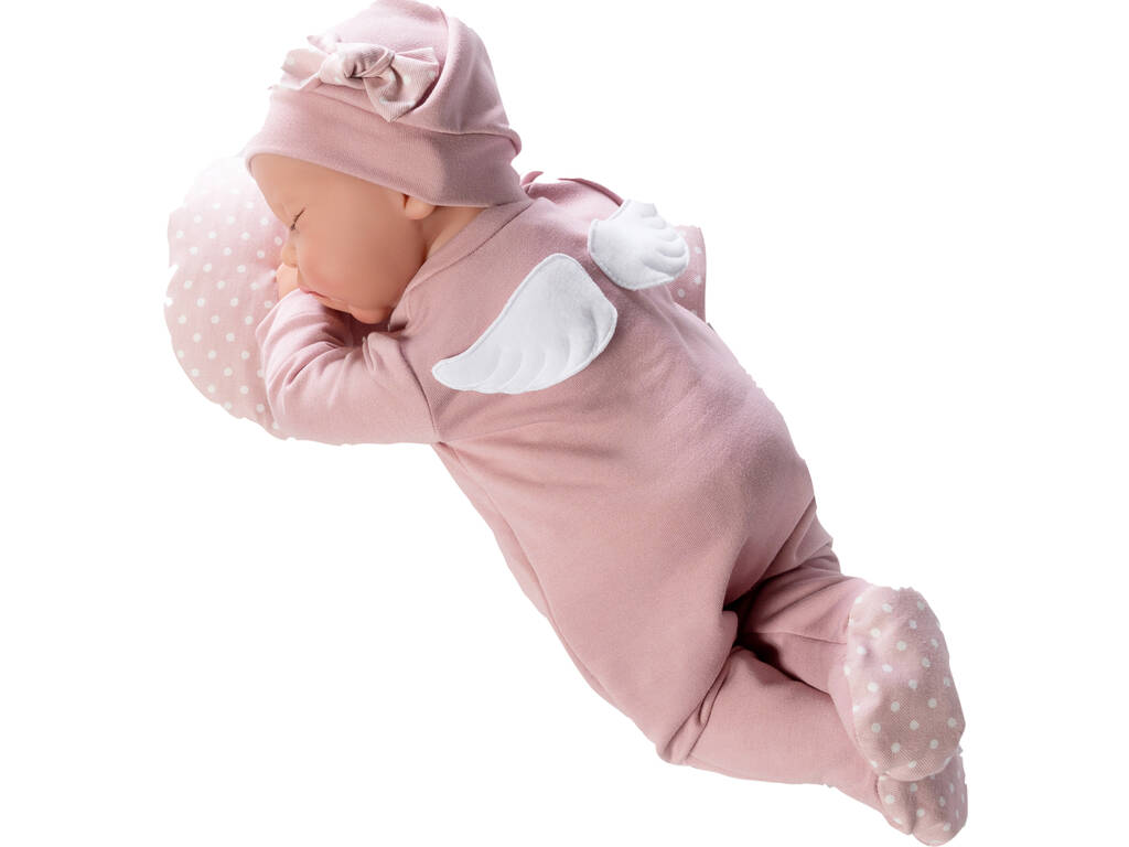 Bambola Neonata Luna Dolci Sogni con Ali 42 cm. Antonio Juan 33226
