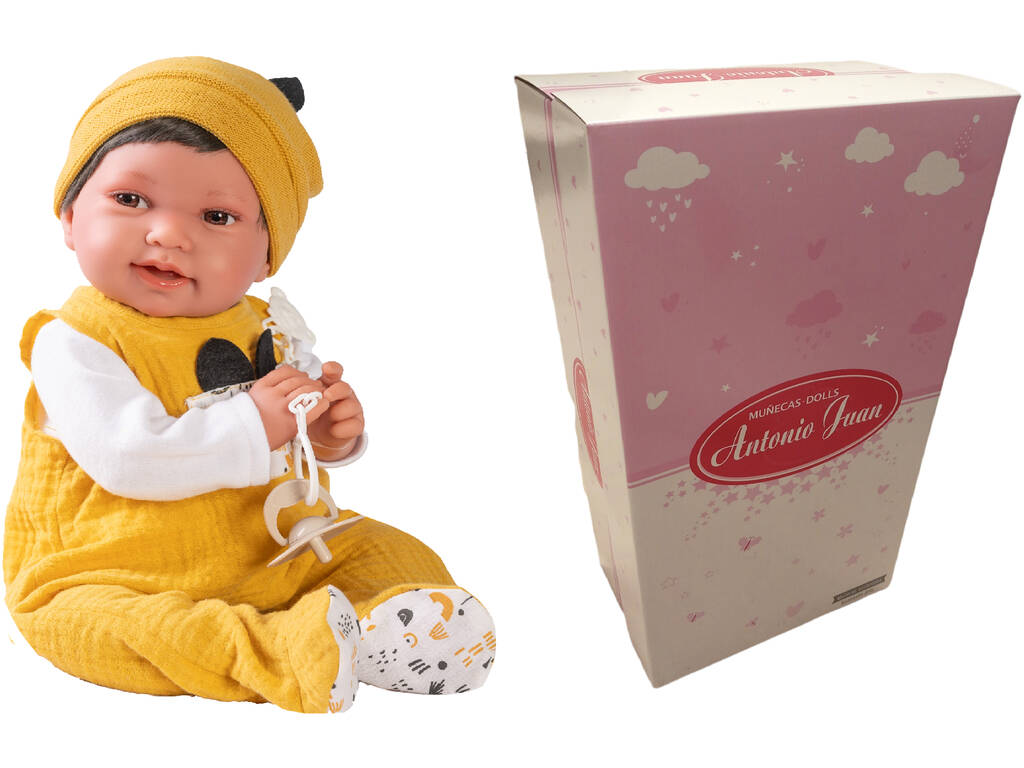 Bambola neonata Pipo con cuscino 42 cm. Antonio Juan 33234