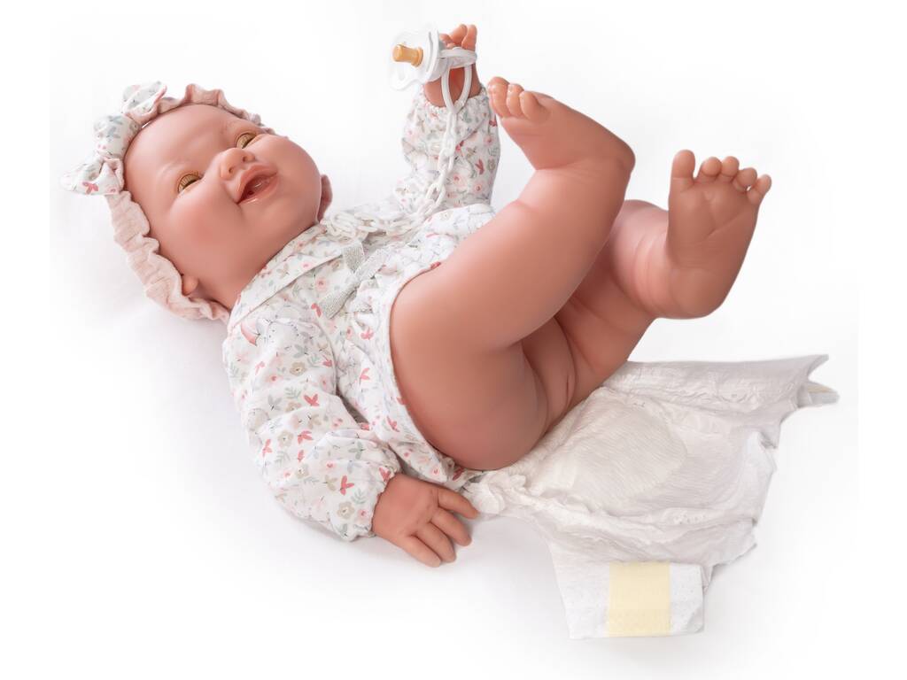 Muñeca Recién Nacida Mia Pipí 42 cm. con Mochila Para Ti Antonio Juan 50266