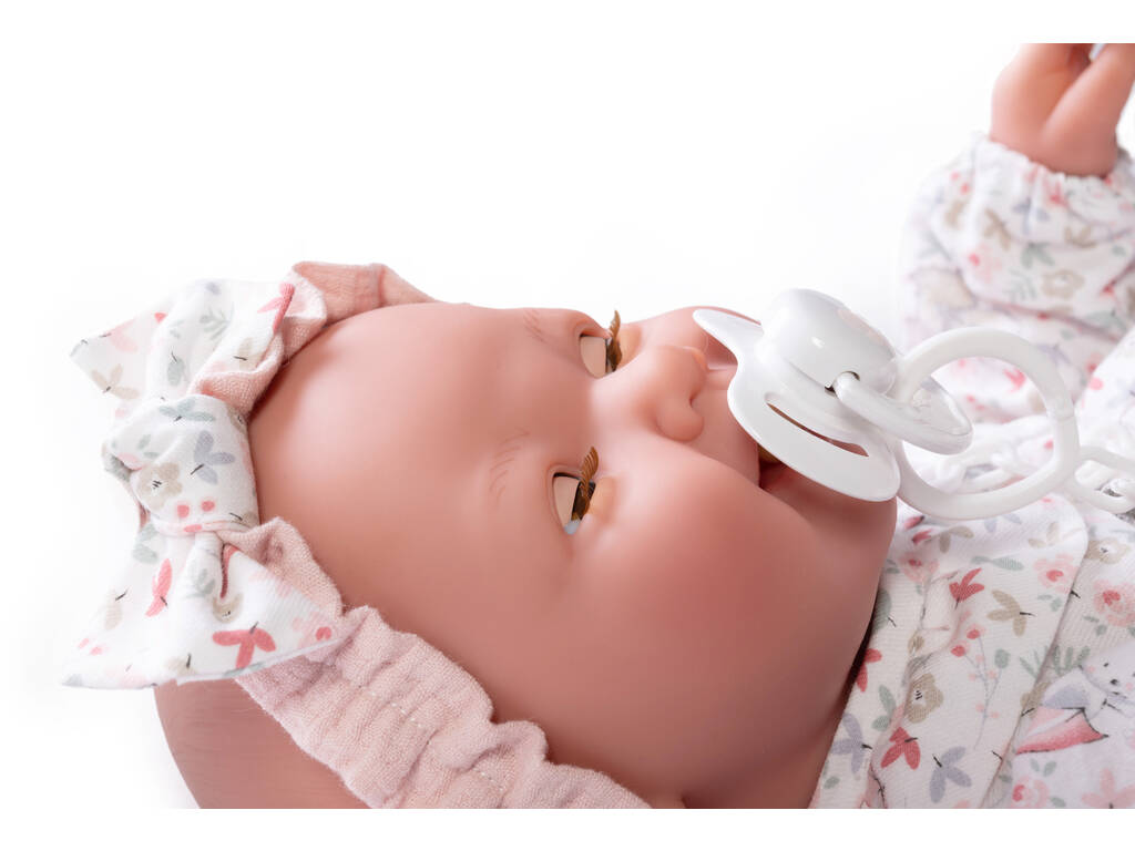 Muñeca Recién Nacida Mia Pipí 42 cm. con Mochila Para Ti Antonio Juan 50266