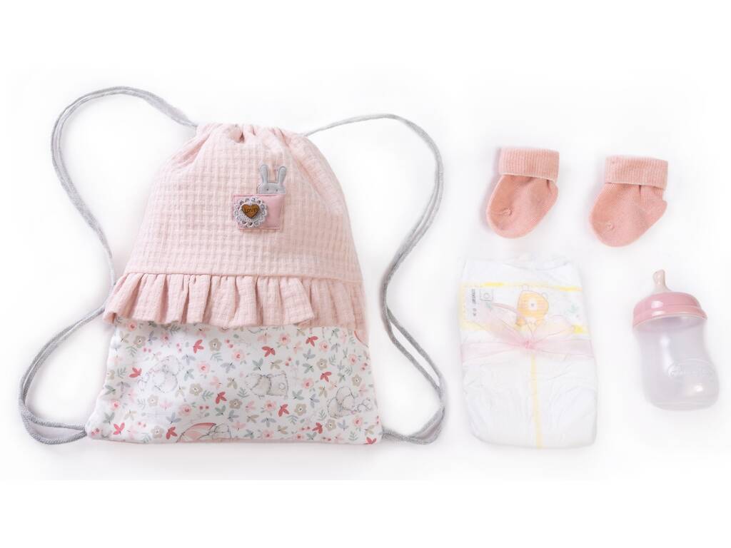 Muñeca Recién Nacida Mia Pipí 42 cm. con Mochila Para Ti Antonio Juan 50266
