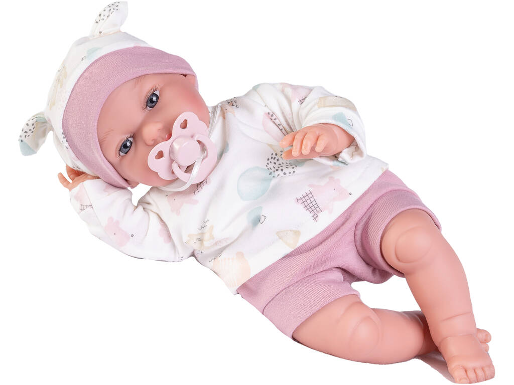 Bambola Baby Toneta 34 cm. con sacco e zaino 34 cm. Antonio Juan 70251