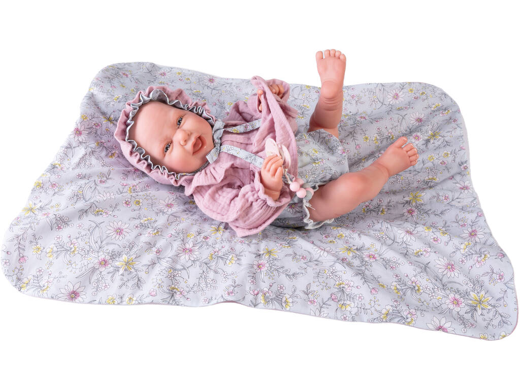Muñeca Sweet Reborn Carla Con Mantita y Capota 42 cm. Antonio Juan 80218