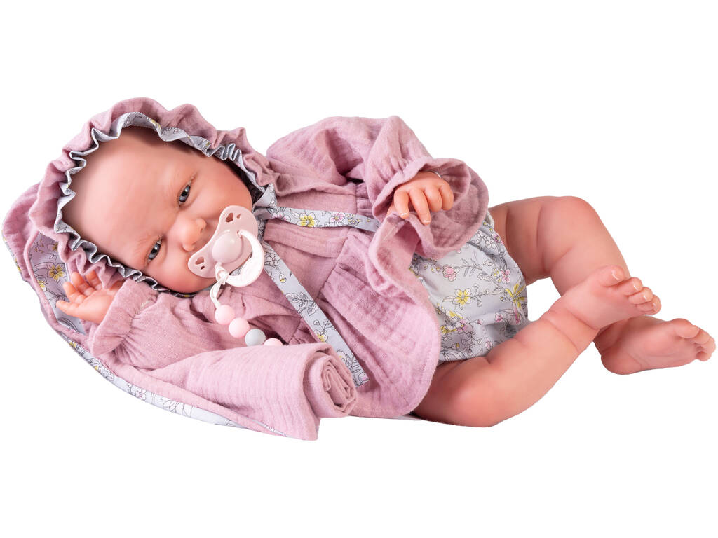 Muñeca Sweet Reborn Carla Con Mantita y Capota 42 cm. Antonio Juan 80218