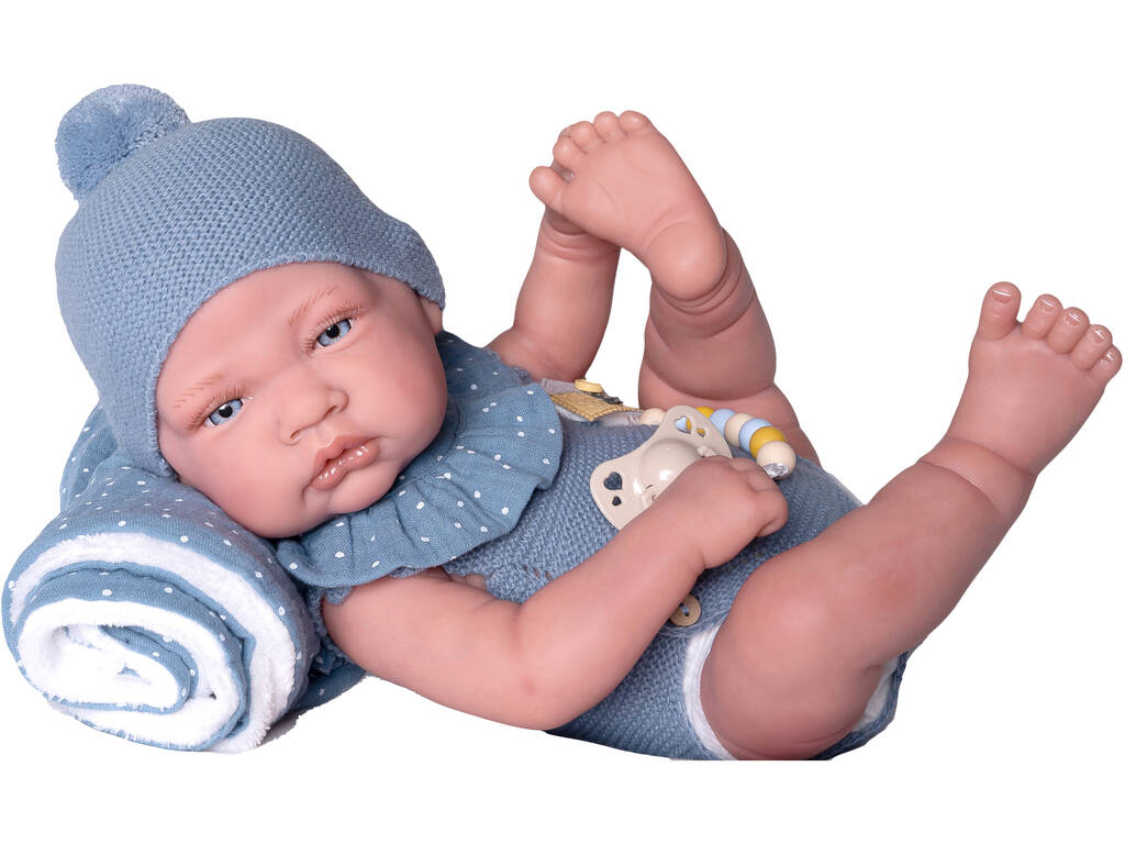 Muñeco Sweet Reborn Nacido Parejita Con Cuerpo De Vinilo 40 cm. Antonio Juan 80219