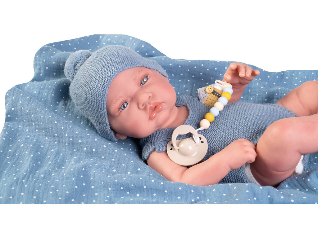 Muñeco Sweet Reborn Nacido Parejita Con Cuerpo De Vinilo 40 cm. Antonio Juan 80219