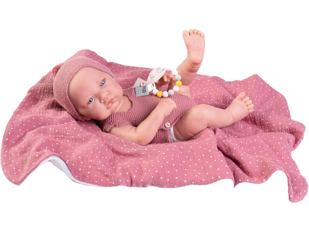 Bambola Sweet Reborn Nata Coppia con Corpo in Vinile 40 cm. Antonio Juan 80220
