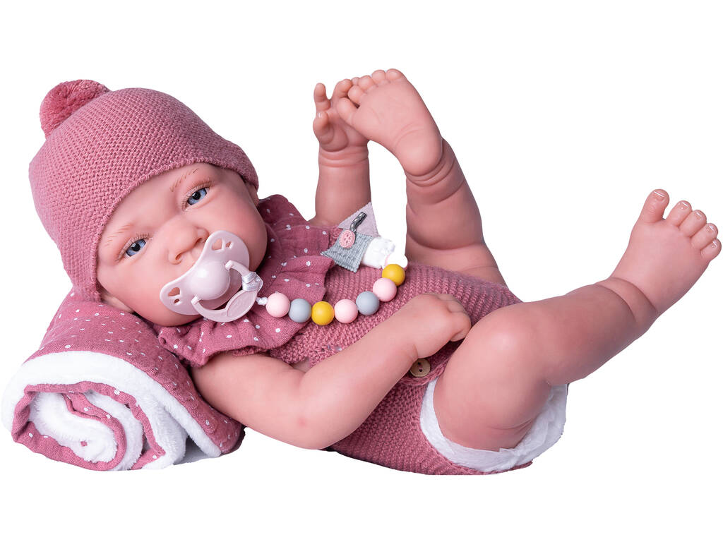 Bambola Sweet Reborn Nata Coppia con Corpo in Vinile 40 cm. Antonio Juan 80220