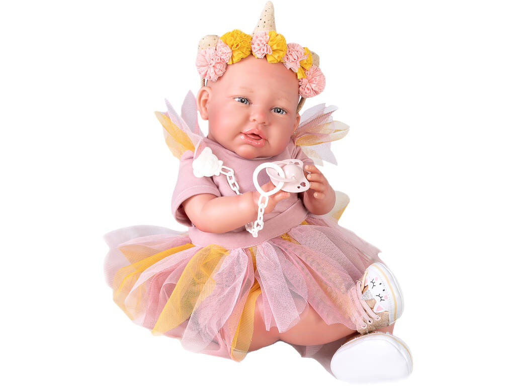 Bambola Il Mio Primo Reborn Daniela Fata con Archetto 52 cm. Antonio Juan 81275