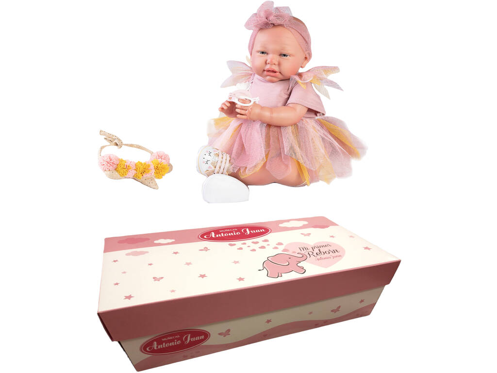Bambola Il Mio Primo Reborn Daniela Fata con Archetto 52 cm. Antonio Juan 81275