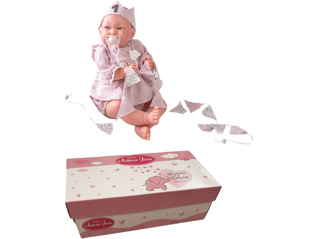 My First Reborn Martina Happy Birthday Doll 52 cm. Antonio Juan 81277