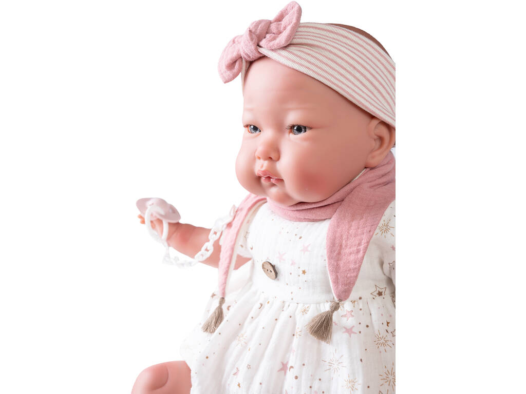 Bambola Il Mio Primo Reborn Alejandra con fascia 52 cm. Antonio Juan 81278