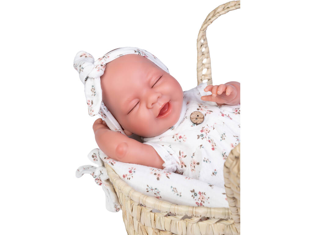 Il mio piccolo Reborn Lluna con culla 33 cm. Antonio Juan 82201
