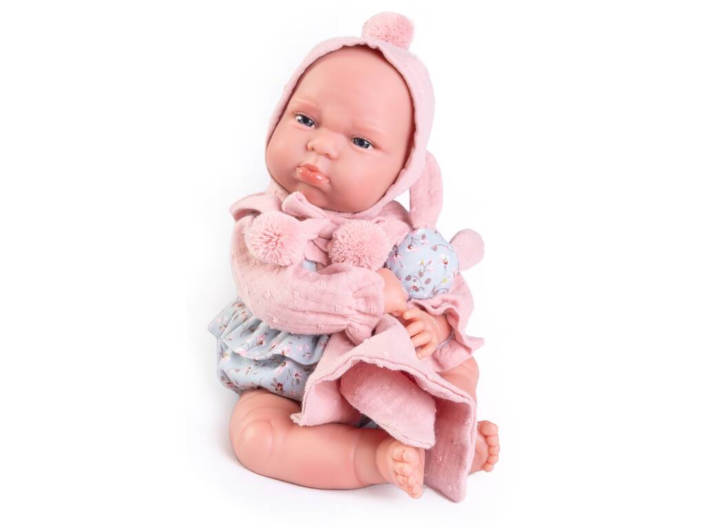 Bambola Il Mio Piccolo Reborn Tufi con Dou Dou 33 cm. Antonio Juan 82203