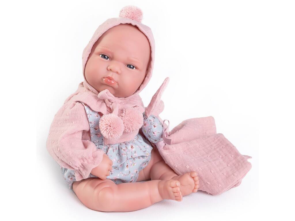 Bambola Il Mio Piccolo Reborn Tufi con Dou Dou 33 cm. Antonio Juan 82203