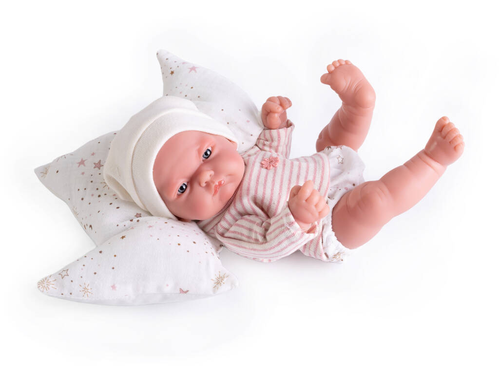 Poupée Pitu Parejita 26 cm. avec coussin Antonio Juan 84086