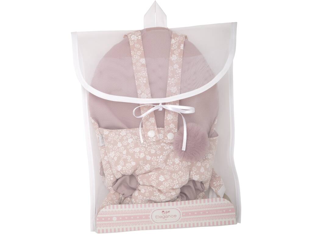 Porta-bebé Rosa para Boneca de 40-45 cm. Arias 6320