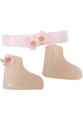 Ensemble de chaussettes roses avec bandeau Arias 6369