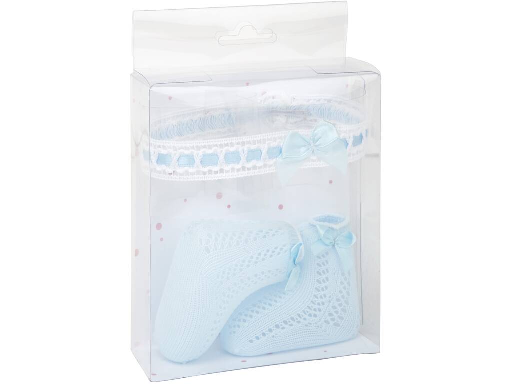 Ensemble de chaussettes bleues avec bandeau Arias 6370