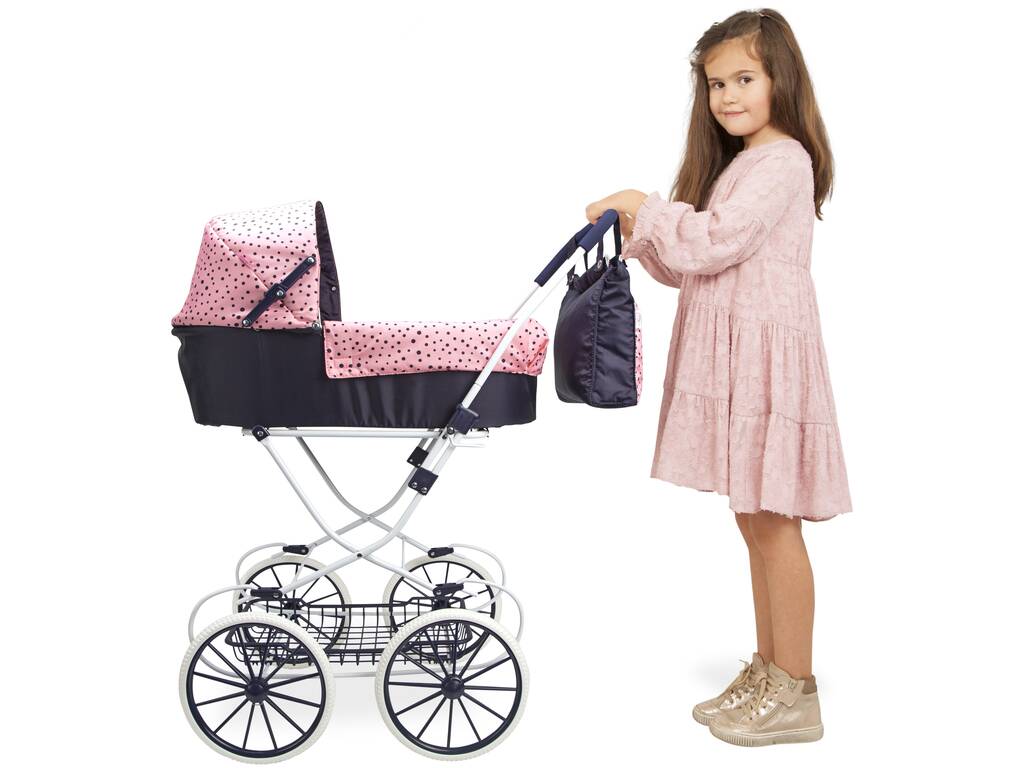 Carro de Bonecas Elegance Carro com Capota e Bolsa Arias 40604