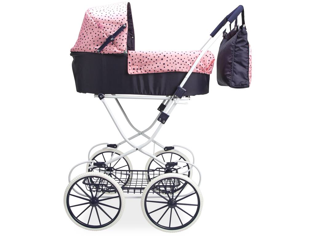 Carro de Bonecas Elegance Carro com Capota e Bolsa Arias 40604