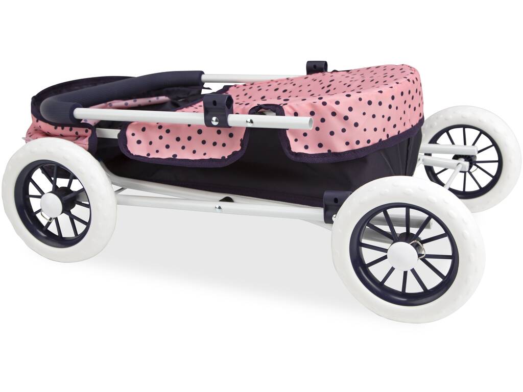 Passeggino per bambole Elegance con tettuccio e borsa Arias 40606